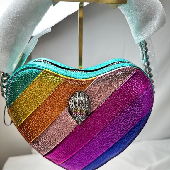 KURT GEIGER LONDON Kensington Heart Shape Crossbody (NEW) - Picture 2 of 14